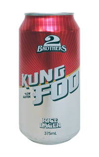 2 Brothers - Kung Foo Rice Lager 4.6% 375ml