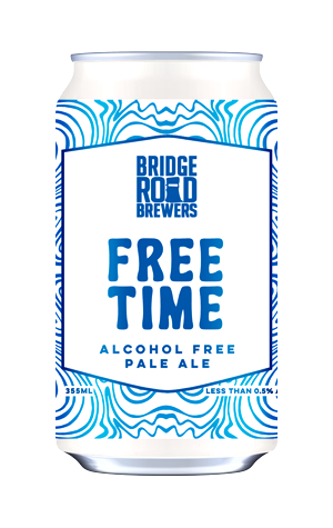 Bridge Road - Free Time Non Alc Hazy Pale Ale 0.5% 355ml