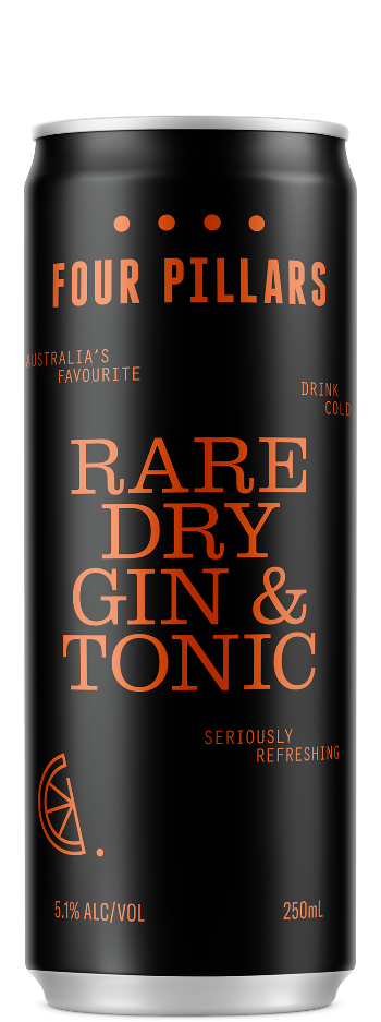 Four Pillars - Rare Dry Gin & Tonic 5.1% 250ml