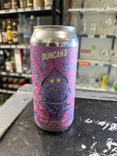 Duncan's - Sloe Choc Nut Ice cream Sour 6% 440ML