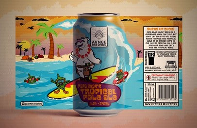 Avnge - Papa Bear's Tropical Pale ale 4.3% 375MLc