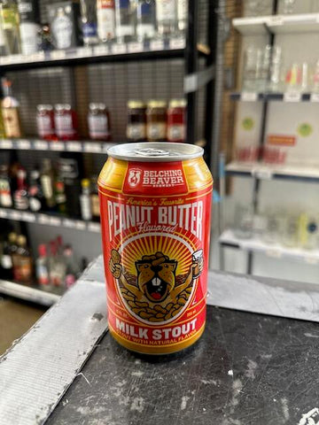 Belching Beaver - Peanut Butter Milk Stout 5.3% 355ML