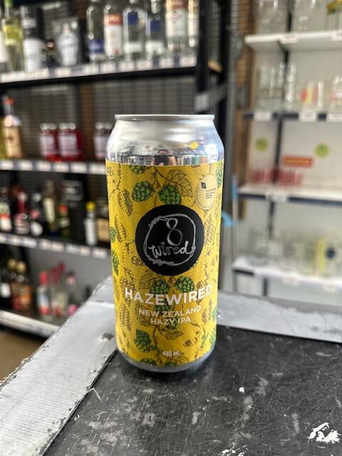 8 Wired - Hazewired New Zealand Hazy IPA 7% 440ml