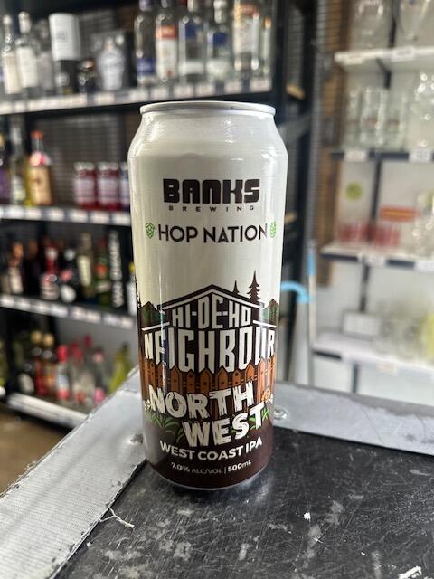 Banks - X Hop Nation Hi-De-Ho Neighbour West Coast IPA 7.0% 500ml