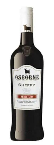 OSBORNE MEDIUM SHERRY 750ml