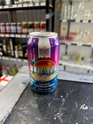 Bright - Miami Weisse Mango Ice cream Sour 4% 355ML