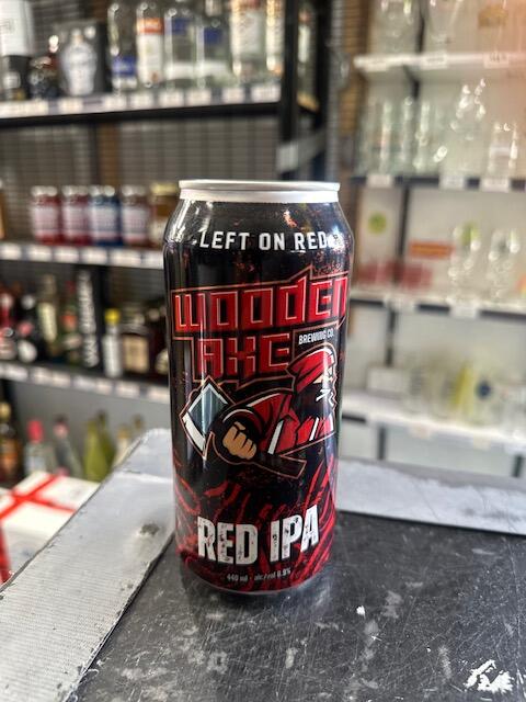 Wooden Axe - Left On Red Red IPA 6.9% 440ml