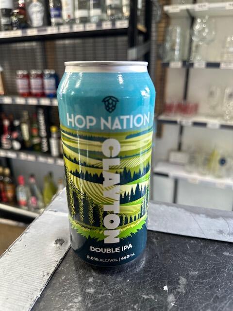 Hop Nation - Clayton Double IPA 8.0% 440ml