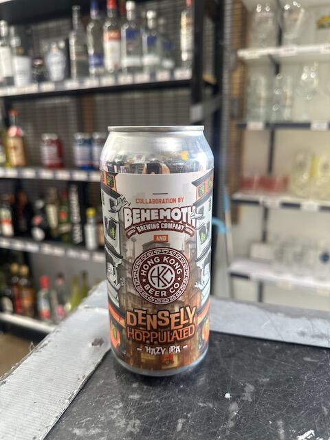 Behemoth - X Hong Kong Beer Co Densely Hoppulated Hazy IPA 6.8% 440ML