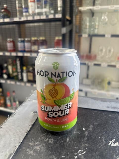 Hop Nation - Peach & Lime Summer Sour 4.0% 355ml