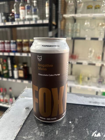 Fox Friday - Negative Mass Chocolate Cake Porter 8% 440ML