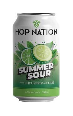 Hop Nation - Cucumber and Lime Summer Sour 4.0% 355ml