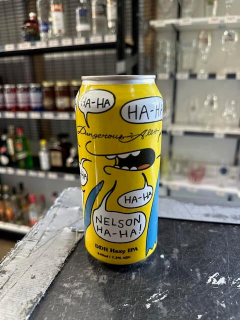 Dangerous Ales - 2025 Batch Nelson Ha-Ha! DDH Hazy IPA 7.2% 440ml