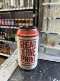 Bojak - Read The Fine Print Oat Cream Pale Ale 5.2% 375ml