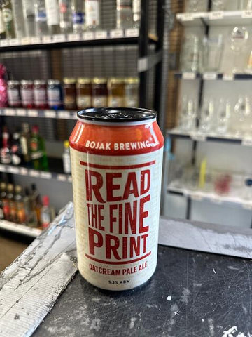 Bojak - Read The Fine Print Oat Cream Pale Ale 5.2% 375ml