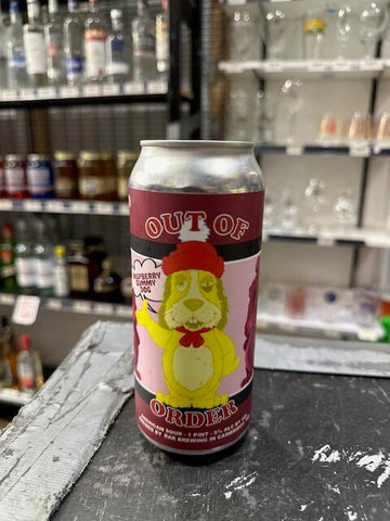 Rar - Out of order Raspberry Gummy Dog  Sour 5% 473ML