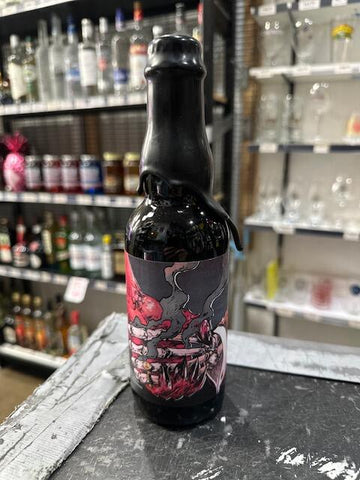 Anchorage- A Deal With The Devil #15 Triple Oaked Aged 25 Months in a Mix of Old Fitzgerald 6 YO, 15 Yo Calumet Farm Bourbon and Russell Reserve Rye Whiskey Transferred to Fresh Barrels 3 Times 18.66% 375ML