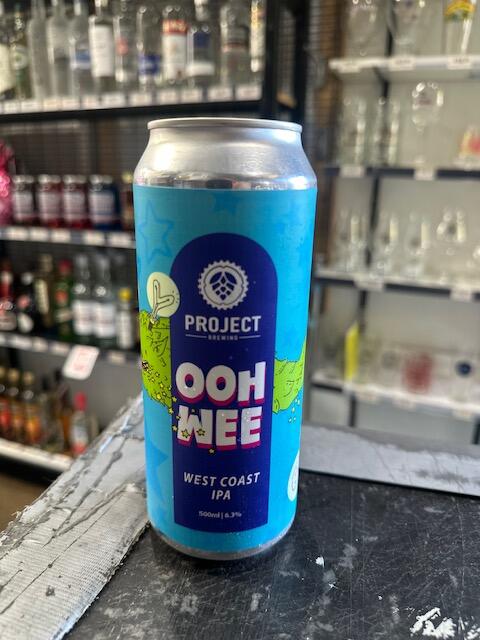 Project Brewing - Ooh Wee West Coast IPA 6.3% 500ML