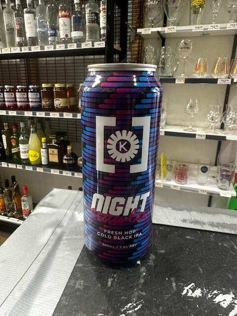 Working Title - Night Crawler Fresh Hop Cold Black IPA 7.5% 500ML