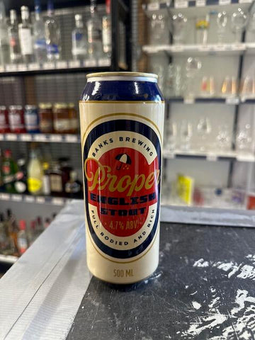Banks - Proper English Stout 4.7% 500ml