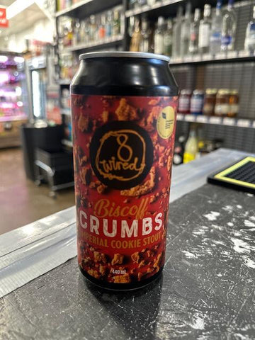 8 Wired - Biscoff Crumbs Imperial Cookie Stout 10% 440ml