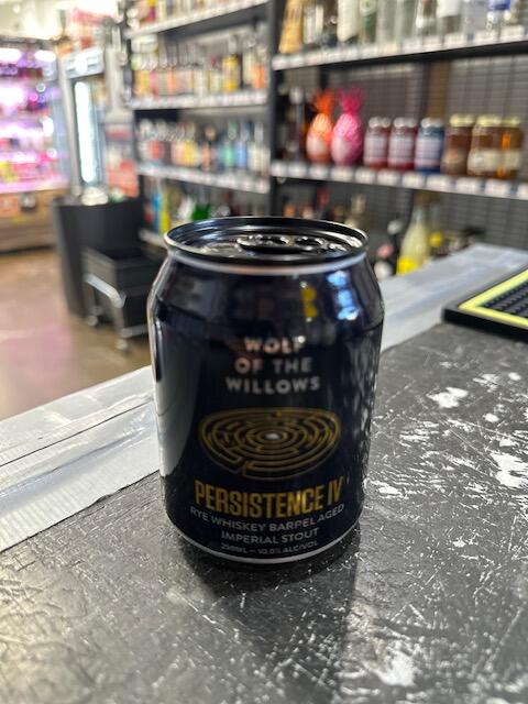 Wolf Of Willows - Persistence IV RYE Whiskey Barrel Aged Imp Stout 10% 250ML