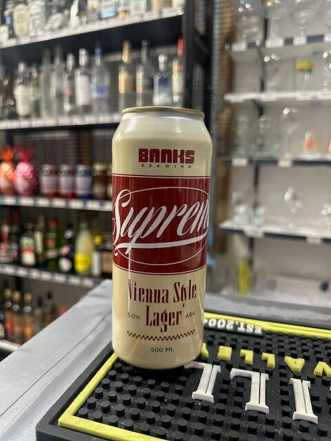 Banks - Supreme Vienna Style Lager 5.0% 500ml