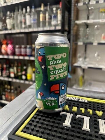 Garage Project - X Green Cheek Two plus Two Equals Five DDH Hazy Triple IPA 10.5% 440ML