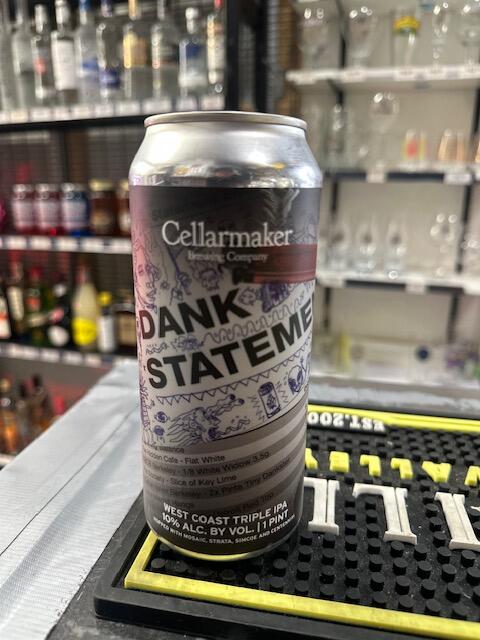Cellarmaker - Dank Statement Triple West Coast IPA 10% 473ML