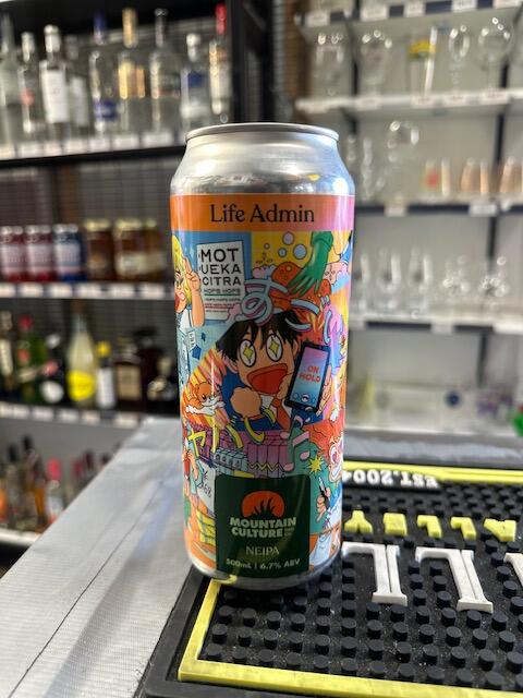 Mountain Culture - Life Admin NEIPA 6.7% 500ml