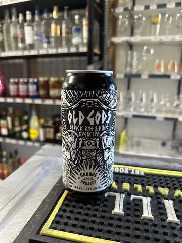 Garage Project - Old  Gods Black Rye & Pine Kveik IPA 7.8% 440ML