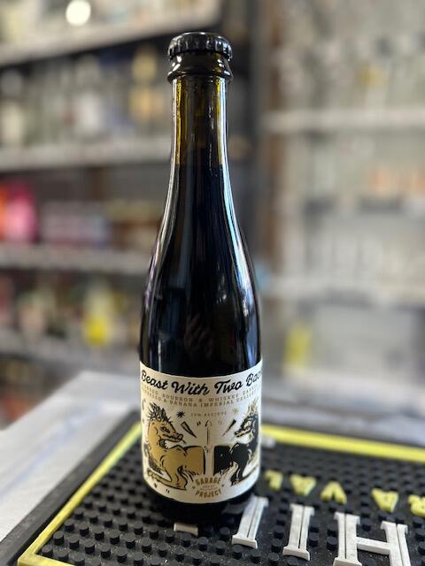Garage Project - Beast with two backs Blended Bourbon & Whiskey Barrel aged Espresso & banana Imp Stout 13% 375ML