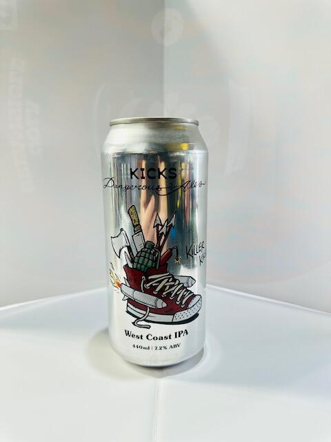 Dangerous Ales - X Kicks Killer Kicks West Coast IPA 7.2% 440ml