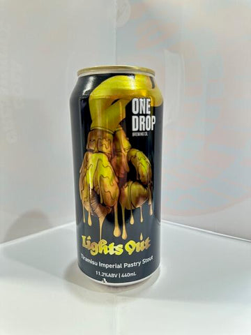 One Drop - Lights Out Tiramisu Imperial Pastry Stout 11.2% 440ml