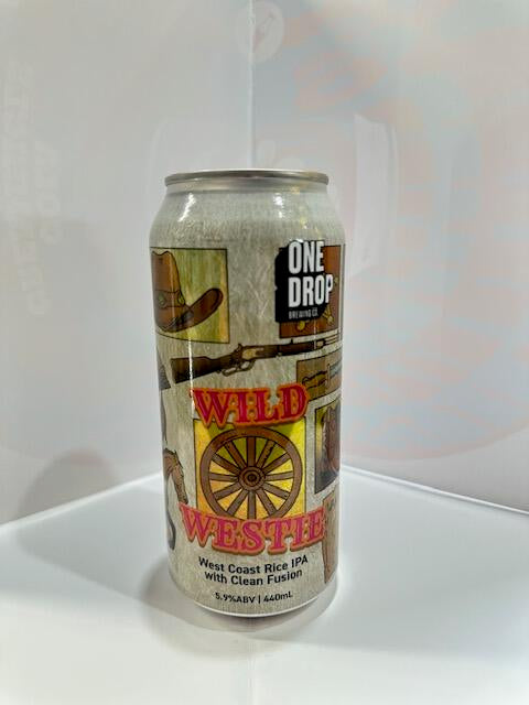 One Drop - Wild Westie West Coast Rice IPA with Clean Fusion 5.9% 440ml