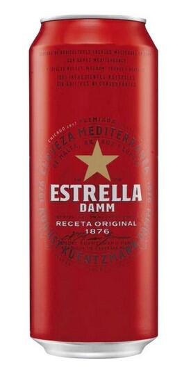 Estrella Damm Can 5.4% 500ml
