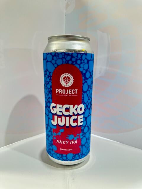Project Brewing - Gecko Juice Juicy IPA 5.8% 500ml