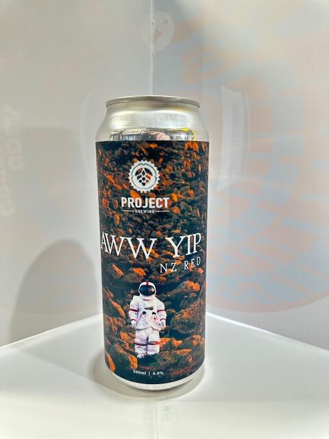 Project Brewing - Aww Yip NZ Red IPA 6.0% 500ml
