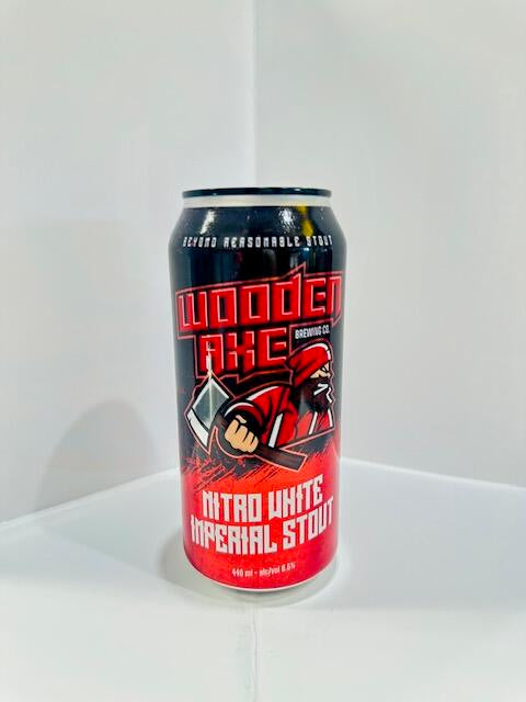 Wooden Axe - Beyond Reasonable Stout Nitro White Imperial Stout 8.5% 440ml
