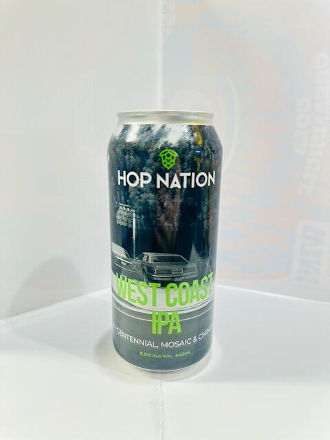 Hop Nation - West Coast IPA with Centennial, Mosaic & Chinook 6.3% 440ml
