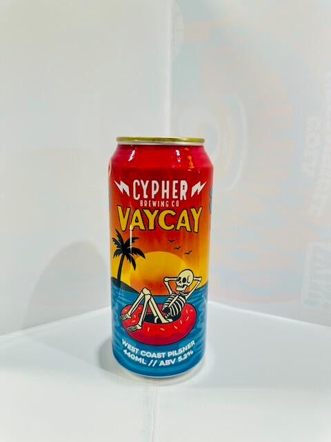 Cypher - Vaycay West Coast Pilsner 5.2% 440ML