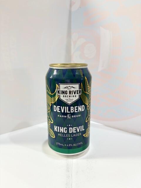 King River - King Devil Helles Lager 4.8% 375ml