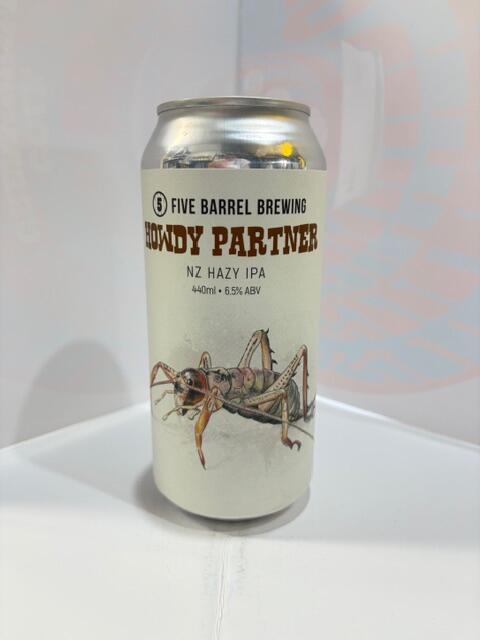 Five Barrel - Howdy Partner NZ Hazy IPA 6.5% 440ML | A Point Of ...
