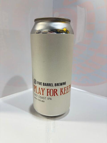 Five Barrel - Play For Keeps East Coast IPA 6% 440ML