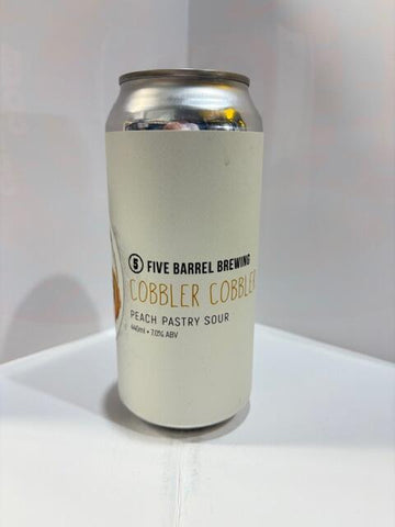 Five Barrel - Cobbler Cobbler Peach Pastry Sour 7% 440ML