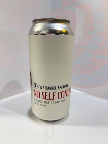 Five Barrel - No self Control Double Oat Cream IPA 7.5% 440ML