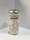 Five Barrel - War Report  Starwberry Lamington Stout 7% 440ML