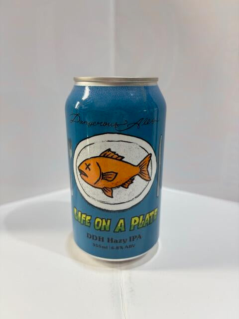 Dangerous Ales - Life On A Plate DDH Hazy IPA 6.8% 355ml