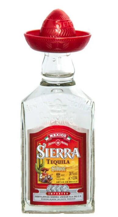 SIERRA TEQUILA SILVER 40ML