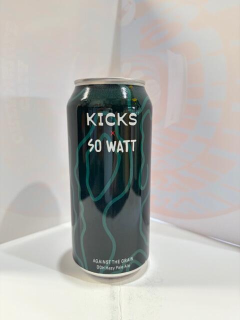 Kicks - X So Watt Against the Grain DDH Hazy Pale Ale 5.8% 440ML